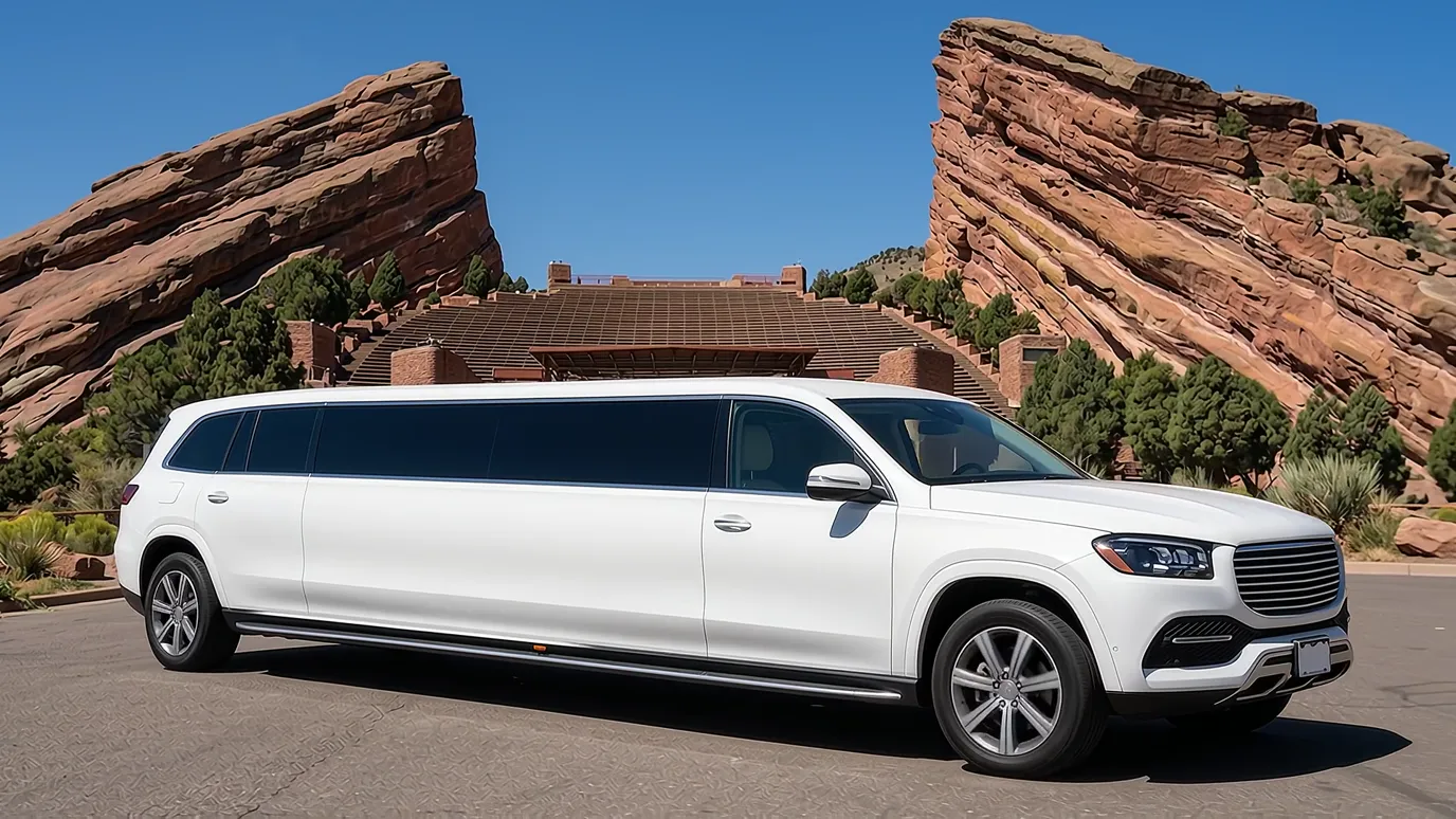 Johnstown white Mercedes GLS 18 passenger stretch limo